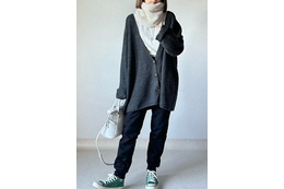 あったかくておしゃれ【ユニクロ】極暖アイテムを駆使した大人の防寒カジュアル【40代の毎日コーデ】