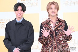 【King ＆ Prince紅白／会見全文】“今年の漢字”更新 永瀬廉「光」・高橋海人「王」 画像