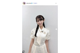 “日本一強いアナ”堀江聖夏、赤チャイナ服から美脚スラリ「2次元のようなスタイル」「体の半分以上が脚」と反響