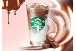 スタバ「スイート ミルク チョコレート」2月3日から、人気ビバレッジがバレンタイン限定仕様で登場 画像