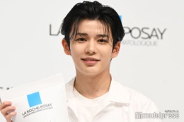 なにわ男子・長尾謙杜「我ながら肌がきれい」生ツヤ肌を披露「ラ ロッシュ ポゼ」トーンアップUV アンバサダー就任