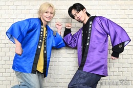 超特急・小笠原海の逆質問から2人のハモリで終わった囲み取材全貌 バレンタインの思い出・“表に出ない”緻密な設定資料の存在など