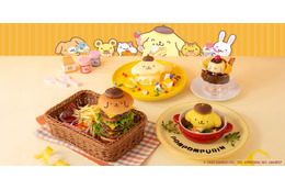 ポムポムプリン30周年記念「おうちこもりカフェ」東京・大阪で開催 “おしり”カレーやにこにこパンケーキ