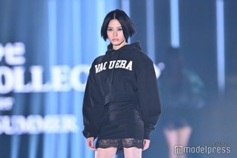 安斉星来、甘辛コーデでクールランウェイ「驚異のスタイル」「脚長すぎ」の声【TGC2026 S/S】 画像