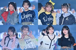 CUTIE STREET、“デニム×メンカラ”野球観戦コーデでランウェイ 西武ライオンズスペシャルユニフォームお披露目も【TGC2026 S/S】