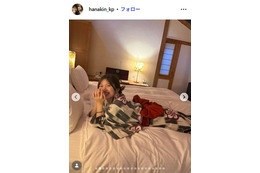 第1子妊娠発表のYouTuber華金カップル・りこ「少しずつ大きくなってきたお腹」マタニティ姿披露「すっかりママの顔」「可愛い妊婦さん」の声