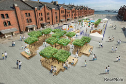 高さ3m「トマトの森」横浜に4/10より出現…カゴメの体験イベント