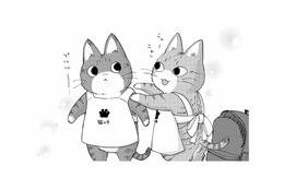 「何これ!?」玄関を開けるとエプロン姿の猫が…！今日お願いした家事代行のお手伝いさん？【家政婦よんだら猫がきた #３】