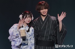 「今日好き」はるねねカップル、浴衣姿で小指繋ぎ「かっこいいです」【青春祭2026】