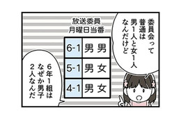 小学生男子は委員会の当番をさぼりがち！通常は男女ペアなのに、６年１組だけ男子２人なのはなぜ？【10歳で性被害にあいました #３】 画像