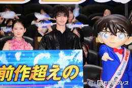 劇場版「コナン」公開初日で興行収入11.3億円・観客動員数73.9万人の前作超え 畑芽育「Xが大好きでよく見ているんですけど」【ハイウェイの堕天使】