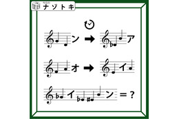 クイズです！「この音符、読めますか？」時計と矢印が表す法則も考えてみましょう【難易度LV.４・辛口】
