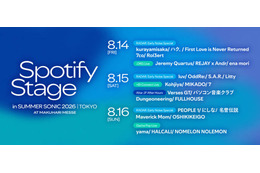 Spotifyが4年連続でサマソニとコラボ。5つの人気プレイリストブランドを体現するステージが登場 画像