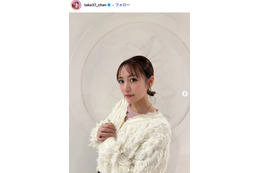 高橋みなみ「7回目の結婚記念日」夫婦ショット公開「2人ともおしゃれでお似合い」「体格差にキュン」と反響 画像