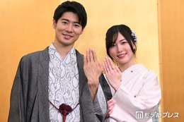 新婚の松井珠理奈、夫・ボイメン辻本達規とのお出かけショット公開「幸せオーラが隠しきれない」「わんちゃんもカメラ目線」と反響