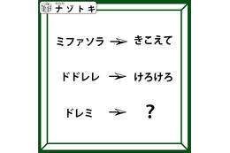 クイズです！「『ミファソラ』が『きこえて』に変化」では、ドレミはどうなるでしょう？」【難易度LV.３・中辛】