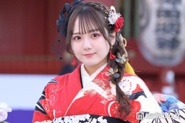 AKB48卒業発表の田口愛佳、美肩チラリのフリル衣装姿「お人形さんみたい」「ますます美しく」の声