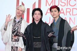 【MAJ2026】Mrs. GREEN APPLE、レッドカーペットにサプライズ登場 和装で降臨 画像