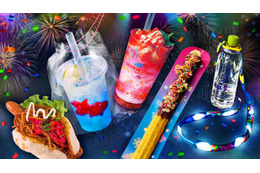 USJ、夏の“夜祭り”新グルメ公開 金魚サイダー、チョコバナナチュリトスなど遊び心溢れるメニュー 画像
