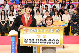 M!LK曽野舜太＆高橋成美、全問正解で賞金1000万円獲得「あなたは小学5年生より賢いの？」で“次世代クイズ王”の戦いぶり 画像