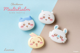 ちいかわ＆ハチワレ＆うさぎ＆モモンガの可愛いフェイスデザイン！マルチバーム発売「Lovisia」