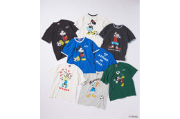 ミッキーマウスたちがサッカーデザインのTシャツに！JOURNAL STANDARDが限定発売 画像