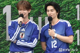 JO1白岩瑠姫＆INI西洸人「FIFAワールドカップ2026」パブリックビューイング駆けつける 注目の選手は？ 画像