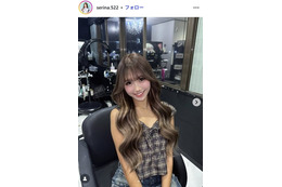 「今日好き」佐藤芹菜、“ピンクヘア”エフェクトで雰囲気ガラリ「お人形さんみたい」「ただただ可愛い」と反響 画像