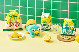 ミッキーマウス＆ミニーマウス、チップ＆デールをデザイン　栃木“レモン牛乳”のお菓子が登場