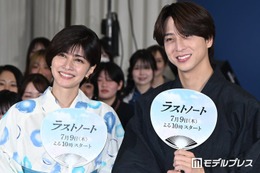 内田有紀＆timelesz寺西拓人、トレンド1位で話題のビジュアルは嵐の中撮影「実は過酷な状況」笑顔の裏側【ラストノート】