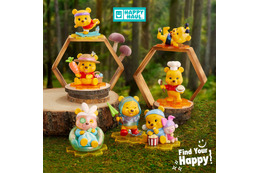 エクササイズやピクニックをするプーさんも！トレーディング・フィギュアが登場