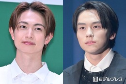 山下幸輝＆綱啓永、なにわ男子のライブへ グッズ装備密着ショットに反響相次ぐ「8LOOMポーズしてて神」「恭平繋がり？」