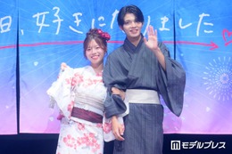 【今日好き夏まつり】倉澤俊＆谷村優真“しゅんゆま”カップル、“ほっぺツン”でラブラブ登場 デート中のハプニング明かす 画像
