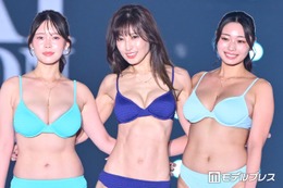 熊田曜子・白川愛梨・星野琴、恒例“水着ランウェイ” コート脱ぎ捨て美ボディ開放【関コレ2026A/W】 画像