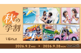 【シルバーウィーク2026】浅草花やしき、学生ワンデーパス最大1,400円引き「秋の学割」