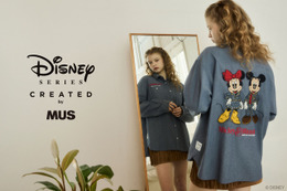 ミッキー＆ミニーのデニムスタイルにフォーカス「Disney SERIES CREATED by MUS」新作、9月2日より発売 画像