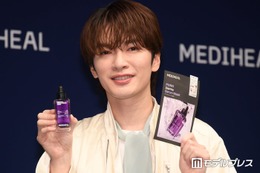 Snow Man深澤辰哉、初単独CM会見でメンバーから事前にアドバイス受けるも「やっぱやっちゃいますね」