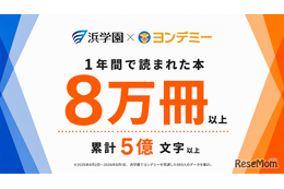 ヨンデミー利用で月平均10.4冊、浜学園が導入1年の結果公表