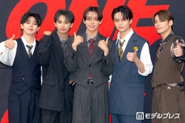 ONE N’ ONLY、初アリーナツアーに手応え「新しくSWAGになってくれた方々もすごく多い」新アルバムへの思いも【「INFERNO」囲み取材】