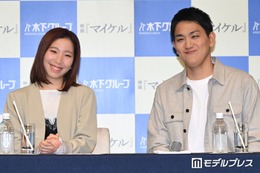 三浦璃来＆木原龍一、婚約祝福に笑顔「今まで通りのりくりゅう」会見で見つめ合い・互いをフォロー…幸せいっぱいな様子【全国ツアー開催発表記者会⾒】 画像
