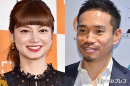 平愛梨、夫・長友佑都選手の誕生日に家族全員顔出しショット「息子くんたち大きくなった」「みんなそっくり」と反響 画像