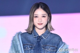 みちょぱ、第1⼦出産後初イベント “象徴”デニムスタイルで登場「久しぶりに緊張」「幸せです」【TGC2026A/W】