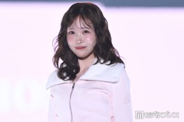 FRUITS ZIPPER櫻井優衣、ピンクのミニ丈セットアップでガーリースタイル「似合う」「お姫様みたい」【TGC2026A/W】