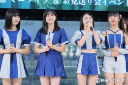 モーニング娘。’26、18期メンバー4人が初リリイベ取材でアピール 目標は「東京ドーム」 画像