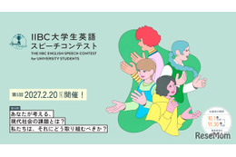 IIBC大学生英語スピーチコンテスト、11/30締切