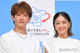 みちょぱ＆大倉士門夫婦「僕が産まれた時に着せてもらっていた初着」スタジオ家族ショット公開「父から息子へ伝わるって素敵」「綺麗なパパとママ」 画像