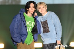 超特急・船津稜雅＆村田祐基、カジュアルコーデでペアランウェイ 顔を見合わせポージング「おさなな良すぎた」「ニコニコ可愛い」【TGC北九州2026】