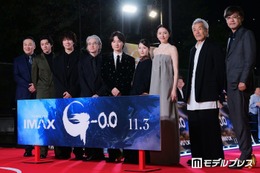 神木隆之介・浜辺美波・山田裕貴ら「ゴジラ-0.0」豪華キャスト集結 “聖地・銀座”高速道路でのイベントに驚き「ゴジラにしかできない」 画像