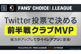 Jリーグ前半戦のクラブMVP選出企画がスタート！1位はウイイレの「注目選手」に 画像