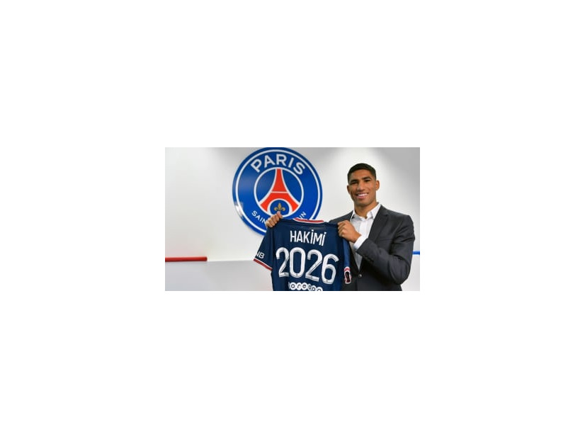 PSG、アシュラフ・ハキミの獲得を発表　背番号も決定！